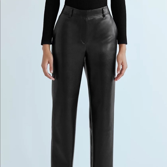 Aritzia Babaton Vegan Straight black size 8 - Picture 9 of 11